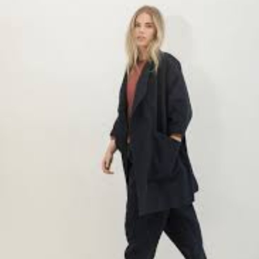 Elizabeth Suzann Navy Cotton Harper Jacket OSP